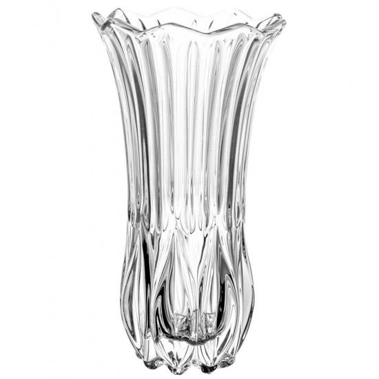 Vaso 10x10x18,5cm De Vidro Tulipa   
